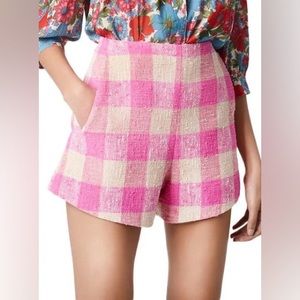 Smythe Pink Plaid Shorts
